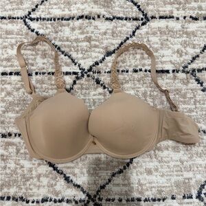 Natori Beige Lace Accent Bra